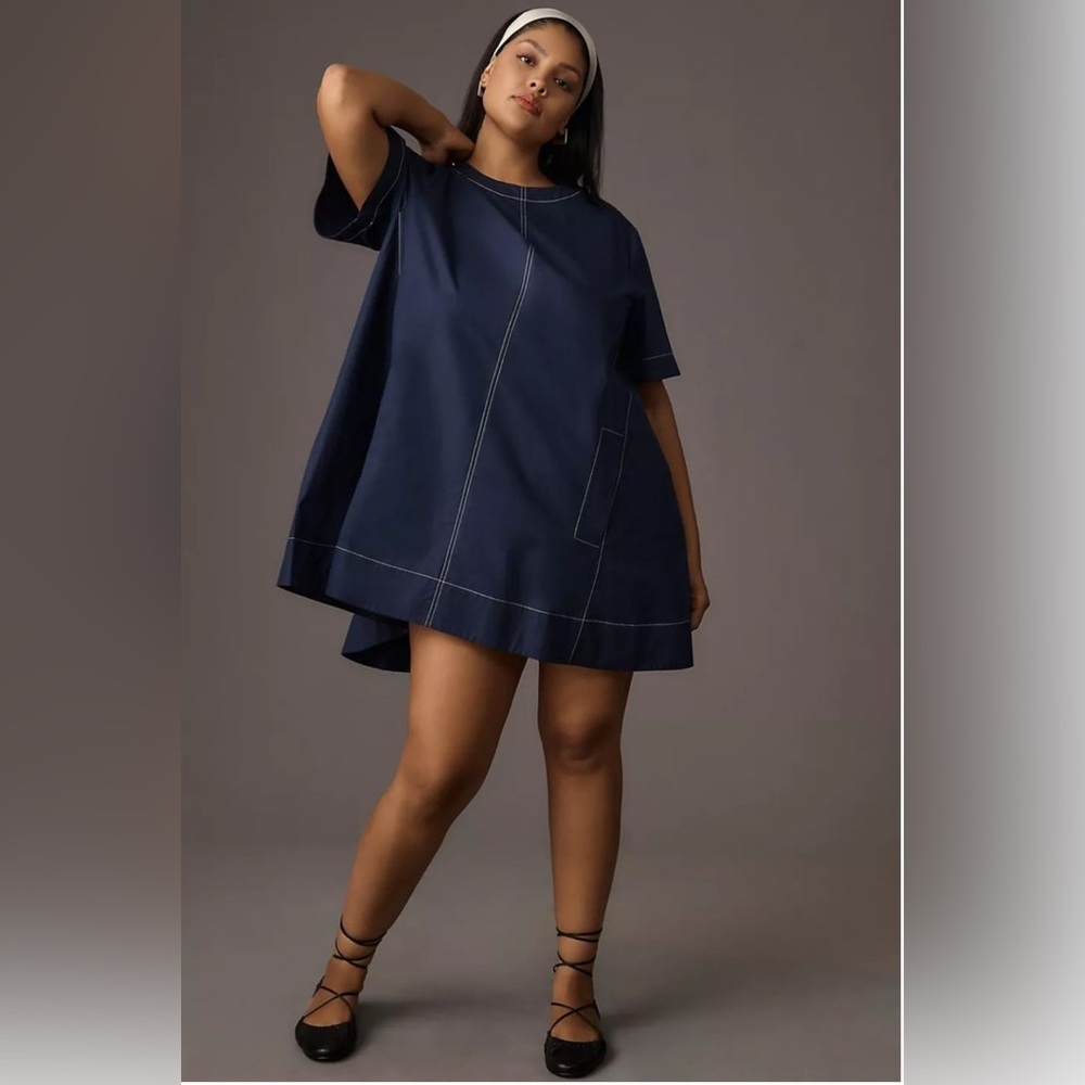 Maeve (NWT) Anthropologie Emmy Swing Mini Dress Size XL